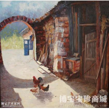张丽娟 晌午 类别: 风景油画